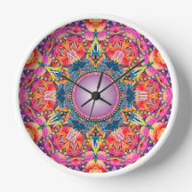 Psychedelisch Groovy Pink Liebe Glam Mandala