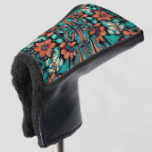 Psychedelisch-hawaiisch Golf Headcover (3/4 Vorderseite)