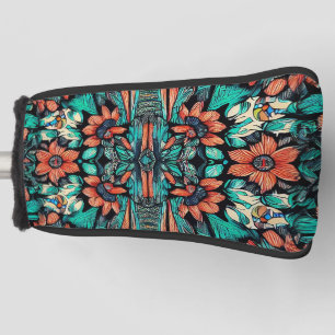 Psychedelisch-hawaiisch Golf Headcover