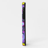 Psychedelisch Hippie Blue Pink und Gelb Case-Mate iPhone Hülle (Hinten/Links)