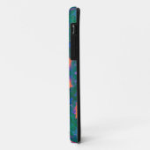 Psychedelisch Hippie Orange und Lila Case-Mate iPhone Hülle (Hinten/Links)
