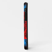 Psychedelisch Hippie Red und Blue Case-Mate iPhone Hülle (Hinten/Links)
