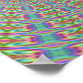 Psychedelisch Hippie Retro Poster (Ecke)