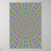 Psychedelisch Hippie Retro Poster (Vorne)