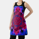 Psychedelisch Hippie Rosa und Blau Schürze (InSitu)