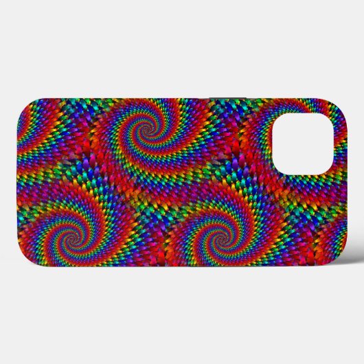 Psychedelisch Hippie Weave Case-Mate iPhone Hülle (Rückseite (Horizontal))