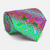 Psychedelisch Hippy Groovy Fashion Halsband Krawatte (Gerollt)