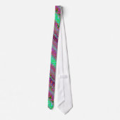 Psychedelisch Hippy Groovy Fashion Halsband Krawatte (Rückseite)