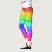 Psychedelisch Hippy Retro Peace Art Leggings (Links)