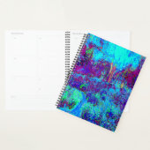 Psychedelisch Impressionistisch Blauer Garten Land Planer (Anzeige)