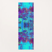 Psychedelisch Impressionistisch Blauer Garten Land Yogamatte (Vorderseite)