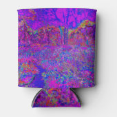Psychedelisch Impressionistisch Lila Landschaft Dosenkühler (Vorderseite)