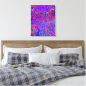 Psychedelisch Impressionistisch Lila Landschaft Leinwanddruck (Insitu (Schlafzimmer))