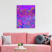 Psychedelisch Impressionistisch Lila Landschaft Leinwanddruck (Insitu (Wohnzimmer))