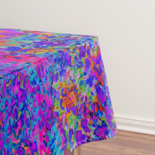 Psychedelisch Impressionistisch Lila Landschaft Tischdecke (Beispiel)