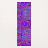 Psychedelisch Impressionistisch Lila Landschaft Yogamatte (Vorderseite)