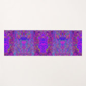 Psychedelisch Impressionistisch Lila Landschaft Yogamatte (Vorderseite (Horizontal))