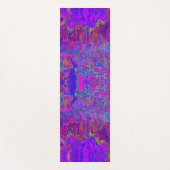 Psychedelisch Impressionistisch Lila Landschaft Yogamatte (Vorderseite)
