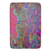 Psychedelisch-Impressionistische Gartenlandschaft Badematte (Vorderseite Vertikal)
