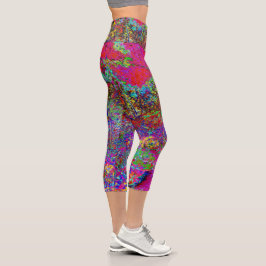 Psychedelisch-Impressionistische Gartenlandschaft Capri Leggings