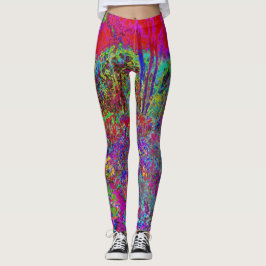 Psychedelisch-Impressionistische Gartenlandschaft Leggings