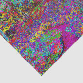 Psychedelisch-Impressionistische Gartenlandschaft Seidenpapier (Ausschnitt)