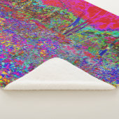 Psychedelisch-Impressionistische Gartenlandschaft Sherpadecke (3/4)