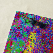 Psychedelisch-Impressionistische Gartenlandschaft Strandtuch (Beispiel)