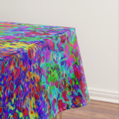 Psychedelisch-Impressionistische Gartenlandschaft Tischdecke (Beispiel)