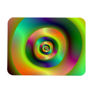 Psychedelisch Inside Outside Rings Magnet