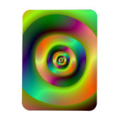 Psychedelisch Inside Outside Rings Magnet (Vertikal)