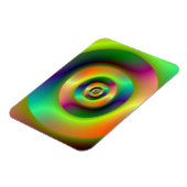 Psychedelisch Inside Outside Rings Magnet (Linke Seite)