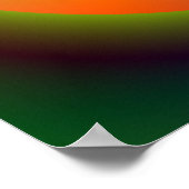 Psychedelisch Inside Outside Rings Poster (Ecke)