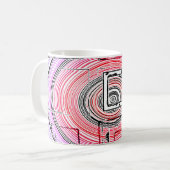 psychedelisch kaffeetasse (Vorderseite Links)