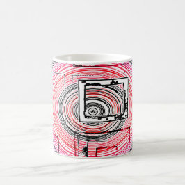 psychedelisch kaffeetasse