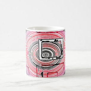 psychedelisch kaffeetasse