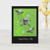 Psychedelisch Karte (Gelbe Blume)