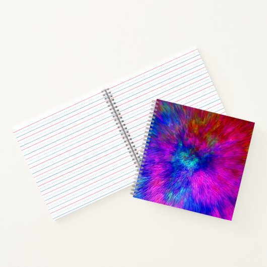 Psychedelisch Kersplash...... Notizblock (Innenseite)