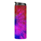 Psychedelisch Kersplash...... Thermosbecher (Nach rechts gedreht)