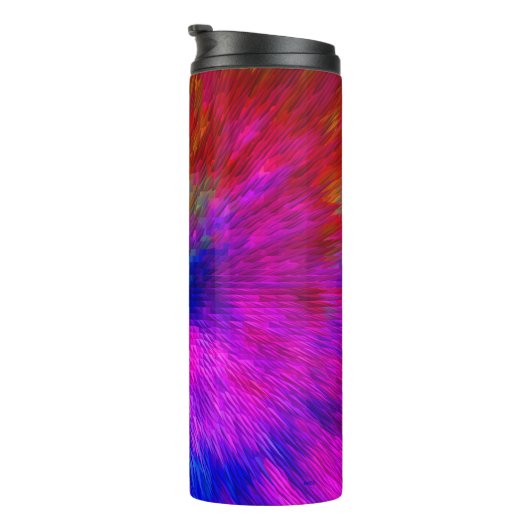 Psychedelisch Kersplash...... Thermosbecher (Nach rechts gedreht)