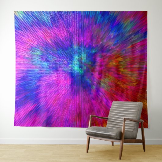 Psychedelisch Kersplash...... Wandteppich (Beispiel (Horizontal))