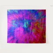 Psychedelisch Kersplash...... Wandteppich (Vorderseite (Horizontal))
