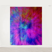 Psychedelisch Kersplash...... Wandteppich (Vorderseite)