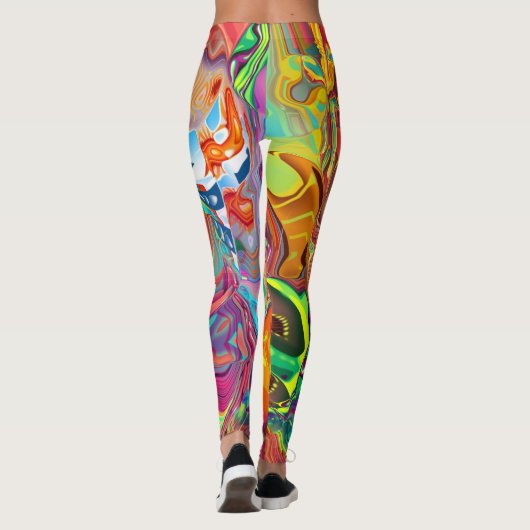 psychedelisch leggings (Rückseite)