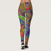 psychedelisch leggings (Rückseite)