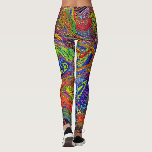 psychedelisch leggings (Rückseite)