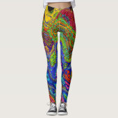 psychedelisch leggings (Vorderseite)