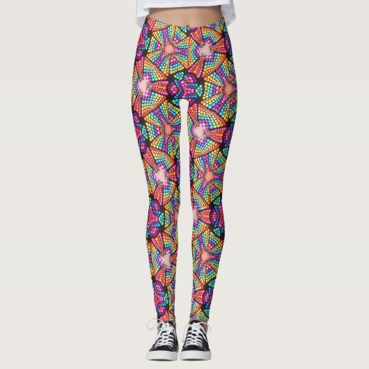 psychedelisch leggings (Vorderseite)