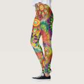 Psychedelisch Liebe Color Burst Leggings (Links)