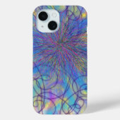 Psychedelisch Lila Pink Funky Colorful Modern Art Case-Mate iPhone Hülle (Rückseite)